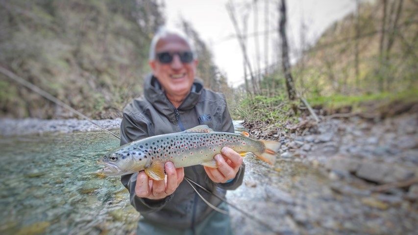 April Brown trout.
